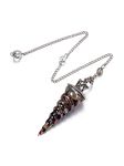 JOVIVI Crystal Pendulum Crystal Dowsing Pendulum Tourmaline Crystal Pendant Pendulum Divination Dowser Spiritual Gifts for Women Crystal Grid