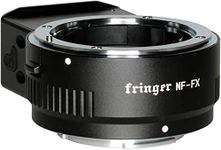 Fringer NF-FX (FR-FTX1) Lens Adapter Auto Focus Built-in Electronic Aperture Compatible with Nikon F to Fujfilm X Fuji Cameras X-T3 X-T4 X-Pro3 XT30 X-H1 X-T100 X-T200 X-S10 Sigma Tamron…