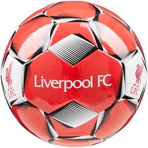 Liverpool F.C. Football Soccer Ball for Adults Teenagers Kids Training Football Size 3, 4 or 5 Liverpool Merchandise (Red, Size 5)