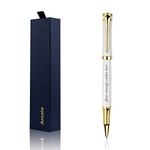 Ancolo Custom Gift Pen Set Rollerball Pen– Luxury Writing Pens For Men Or Women. Nice Pen Gift Set with 2 Black Refills Pen Box. Executive Smooth Quality Writing Pens