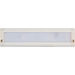 Morris Products 71271 Undercabinet Light 18 In. Led 3000K Brushed Aluminum Hardwire Or Plug-In Dimmable