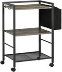 HOMCOM 3-Tier Utility Cart on Wheel