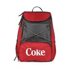 PICNIC TIME Coca-Cola PTX Backpack Cooler, Soft Cooler Backpack, Insulated Lunch Bag, (Red with Gray Accents)