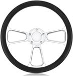 QYMOPAY 5 Bolt Steering Wheel 14 In