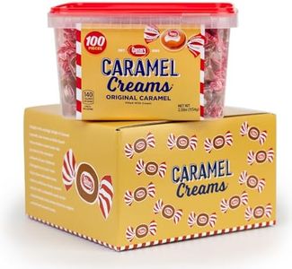 Goetze's Candy Caramel Creams - 100 Count Candy Tub - Gift Box - Fresh from the Factory