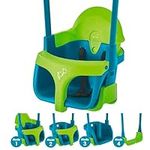 TP Toys, 4-in-1 Ajustable Swing Seat, Premium Outdoor Playground Swing Seat with Adjustable Ropes and Safety Strap, Weather-Resistant, ideal for Gardens and Playgrounds, 6 months - 8 years