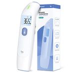 Forehead Thermometer for Kids and Adults, Infrared Thermometer for Fever, Digital Non-Contact Thermometers with Sensitive Results and Memory Function (White)