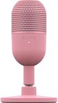 Razer Seiren V3 Mini USB Microphone: Condenser Mic - Supercardioid Pickup Pattern - Tap-to-Mute Sensor with LED Indicator - Shock Absorber - Ultra Compact - PC, Discord, OBS Studio, XSplit - Quartz