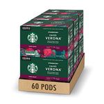 Starbucks Verona, Dark Roast Coffee, Single Serve Keurig K-cup Pods, 6 Boxes, 60 Capsules