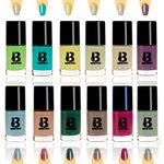 Banetion 9 ML Nude and pastel color combo Nail Paint. Long Lasting One coat Nail Polish Chip Resistant Matte Finish