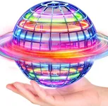 Ivtivfu Flying Orb Ball (Blue, 2024 Upgraded) with Dazzling Lights, Magic Hover Spinner, Cool Boomerang Drone, Floating Cosmic Globe, Kids Outdoor Toys, for 6 7 8 9 10 Year Old Boys Girls