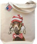 Goat Tote Bag, Goat Lover Christmas Gifts, Christmas Goat Tote