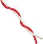 Southwire 56750023 100' 20/2 Twisted Bell Residential Indoor Electrical Wire, Red and White