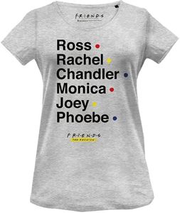 Friends WOFRIENTS052 T-Shirt, Gris Melange, M Femme