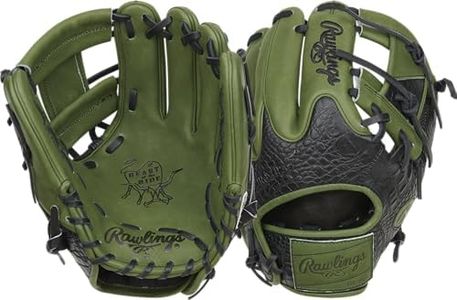 Rawlings | Heart of The Hide Baseball Glove | Right Hand Throw | 11.5" - Pro I-Web | Color Sync 8.0 - Military Green/Black