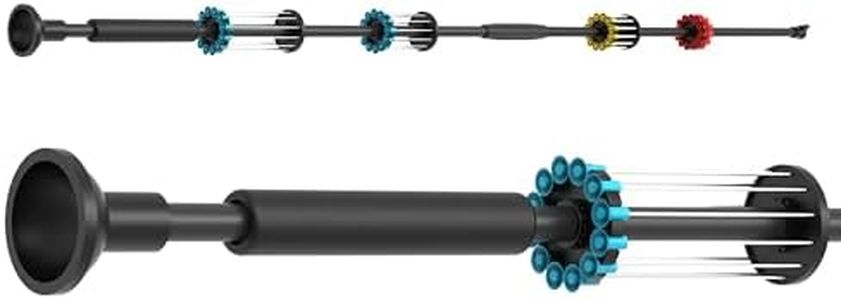 40 Cal Blowgun for Adults with Built-in Laser Sight Blow Dart Gun for Hunting Ergonomic Grip Reusable Darts Fiber Optic Sight Portable Case (36 in Blowgun)