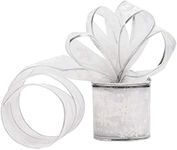 Belle Vous Silver Organza Christmas