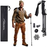 Trekrite Folding Walking Poles for Women, Foldable Hiking Sticks for Men, Durable Trekking poles with Accessories - (Single or Pair, Two Size Options) - UK Based Company