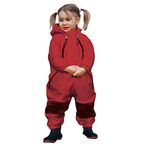 TUFFO Muddy Buddy Rain Suit, Red, 12 Months