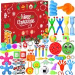 Fidget Advent Calendar, Advent Calendar 2024 for Kids, Christmas Countdown Calendar Sensory Toys for Boys Girls, Xmas Present Party Favor Presents for Toddler