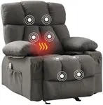 Massage Rocker Recliner Chair with 