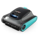 AIPER Scuba S1 Cordless Robotic Pool Cleaner, Wall Climbing Pool Robot, WavePath Navigation 2.0 with Periodic Cleaning, Top Load Filter and Last 150 Minutes for In-ground Pools up to 1600 Sq.ft- Blue