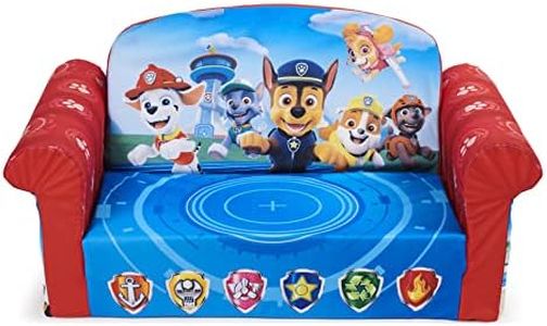Marshmallow Furniture, Children's 2-in-1 Flip Open Foam Compressed Sofa, PAW Patrol