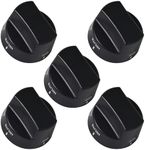 ZNTVW PA010034 Top Burner Knob Replacements for Viking Gas Range, Cooktop Stove Control Knob Compatible with VDSC305, VDSC365, VGIS30, VGRC36, VGRC48, VGRC60, VGRT36, VGRT60, VGSC30, VGSS30, 5pcs