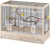 Ferplast Giulietta 6 Bird Wooden Cage, 81 x 41 x 64 cm, Black