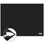 Foepoge 31.5”x23.6” Extra Large Silicone Mat with Raised Edges (5.8mm) for Kitchen Worktop Protector,1.5mm Thick Heat Resistant Silicone Placemat Craft Mat,Non-Stick Silicone Sheets for Crafts,Black