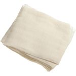 Pure Source India 100% Muslin Cloth for Kitchen |Unbleached Cotton for Straining | Food Grade Bpa Free| Chapati Roti Wrapping Fabric | Momos Idli Steaming -1x1.5 Meters, (100x150 Centimeters,White)