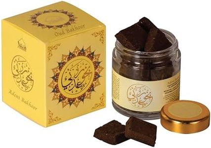 Bakhoor Adeni, Yemeni Oud Bakhoor by Dukhni | Arabic Bakhoor Incense | 40 Grams jar | Handmade Oudh Bakhour with Traditional Recipe | Warm Floral Blend | Perfect for Prayer Time | to Relax & Meditate