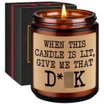 GSPY Candles, Naughty Gifts for Women, Men, Cute Boyfriend Gifts, Bachelorette Gifts for Bride - Funny Anniversary, Fathers Day, Birthday Gifts for Boyfriend, Husband, Fiance, Guy, Couple, Him