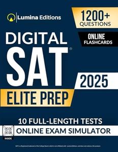 Digital SAT Elite Prep: 10 Up-to-Date Full-Length Practice Tests + Online Exam Simulator, Comprehensive Review & Online Flashcards