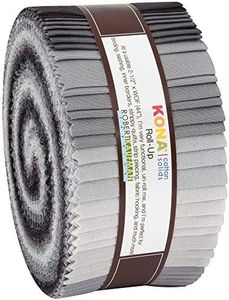 Kona Cotton 2.5" Roll Ups 40 Pcs Stormy Skies