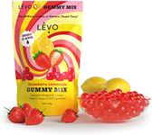 LĒVO Gummy Mix - Strawberry Lemonade - Make Your Own Infused Gummies - Each Bag Makes 64 Gummies - 1 Pack