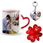 K1Gifts Ceramic Coffee Mug - Red, 300 ml