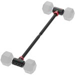 Jayflex Hyperbell Bar - Convert Dumbbells to Barbell Set for Home Fitness - Adjustable & 200 lb Capacity Weight Barbell for Weight Lifting