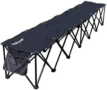 Franklin Sports Sideline Team Bench – 6 Person – Collapsible Sport Bench – No Assembly – Instant Seating – All Sport – Soccer – Lacrosse – Football – Heavy Duty