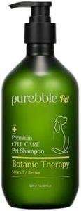 Purebble Revive Yellow Pet Therapy Shampoo with Natural Ingredients | for Soft and Shiny Coat | Reduces Itch and Flakes | pH Balanced | Odor-Control | Sulfate Free Cruelty Free 500ml / 16.9 fl oz