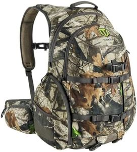 TIDEWE Hunting Backpack, Waterproof Camo Hunting Pack with Rain Cover, Long-Lasting Large Capacity Hunting Day Pack for Rifle Bow Gun (Next Camo G2)