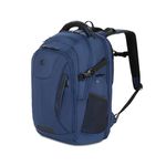 SwissGear 5358 USB ScanSmart 16” Laptop Backpack, Navy Ballistic, Large, Travel Tech Elite