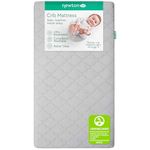 Newton Baby Waterproof Crib Mattress and Toddler Bed - Ultra-Breathable Proven to Reduce Suffocation Risk, Washable Core & Cover, All-Stages, Infant to Toddler, Deluxe 5.5" Thick - Grey