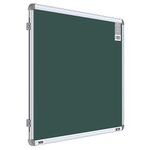 Pragati Systems® Prima Regular Steel (Magnetic) Green Chalk Board for Kids, Home, Study & School (PRMCHB6090) with Heavy-duty Aluminium Frame, 2x3 Feet (Pack of 1)