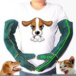 MASUNN Anti-Bite Safety Bite Gloves Ultra Long Leather Green Pets Grasping Biting Protective Gloves For Catch Dog Cat Reptile Animal