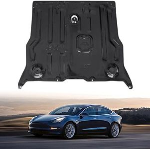 POKIAUTO Front Skid Plate for Tesla Model 3 / Model Y, Under Engine Guard Cover Splash Shield Cover Chassis Guard Plates for Tesla Model 3 2017-2024 / Model Y 2020-2024 Accessories