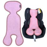 HECKBO Baby seat pad Summer Anti-Sweat for pram - Group 0 - Baby car seat for Baby Children mat - Girls Boys - Pink