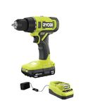 RYOBI ONE+ 18V Cordless 1/2 in. Drill/Driver Kit with (1) 1.5 Ah Battery and Charger