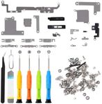 ZHUROUPU Internal Bracket Replacement Parts Metal Plate Cover Parts Bracket Repair Compatible with for iPhone Xr 6.1", Including full Internal Screw Set, and Repair Tool Kit