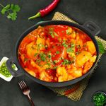 SOLARA Crownstone Premium Cast Iron Kadai 10 Inch/25 Cm, Ready to Use Deep Frying Kadhai 2.1 kg, Naturally Nonstick Cast Iron Kadai with 2 Loop Handles, 100% Pure and Toxin-Free kadhai